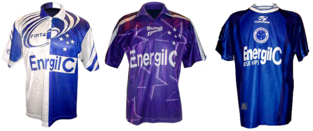 Camisas de 1996, 1997 e 1999